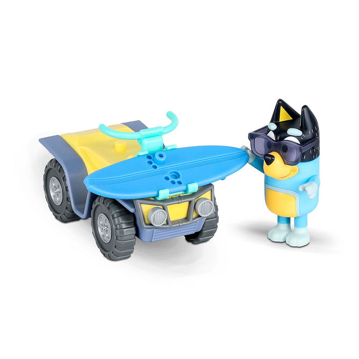 Famosa Bluey Vehículos Con Figura S3 Bly62000 Incluye Figuras de Bandit y Bingo