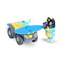 Famosa Bluey Vehículos Con Figura S3 Bly62000 Incluye Figuras de Bandit y Bingo