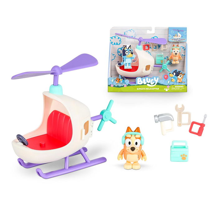 Famosa Bluey Vehículos Con Figura S3 Bly62000 Incluye Figuras de Bandit y Bingo