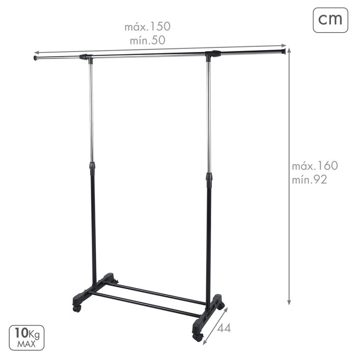 MAX HOME Perchero de ropa extensible MAX HOME Perchero de ropa extensible