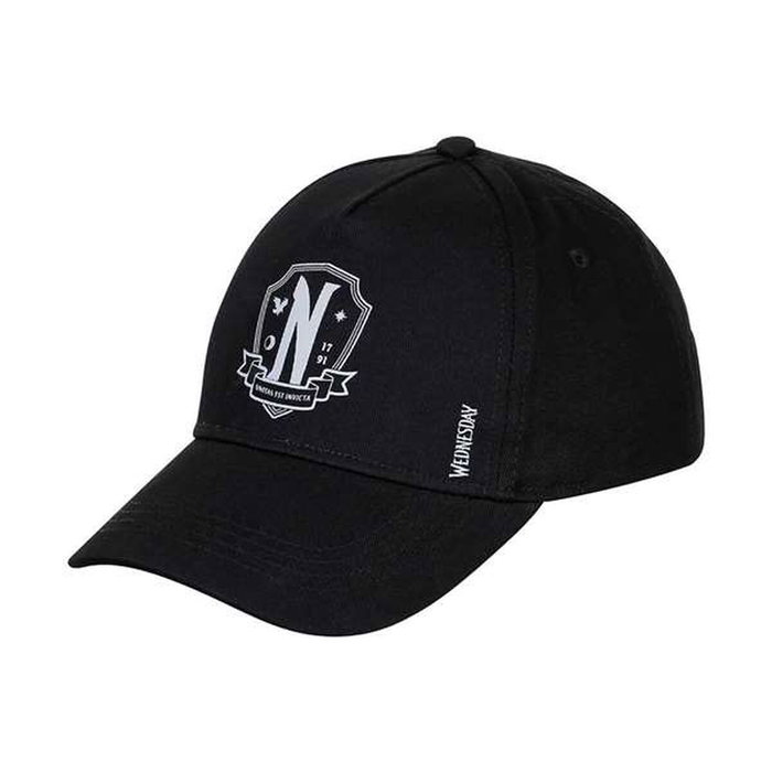 KARACTERMANIA Gorra Infantil Miércoles Negra