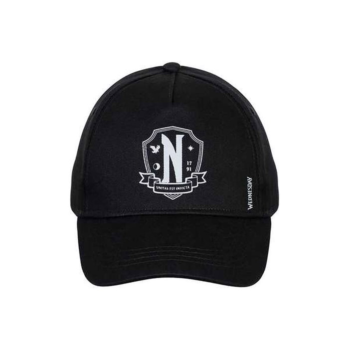 KARACTERMANIA Gorra Infantil Miércoles Negra