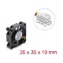 DeLOCK Ventilador Axial 12 V DC 35 x 35 x 10 mm Negro