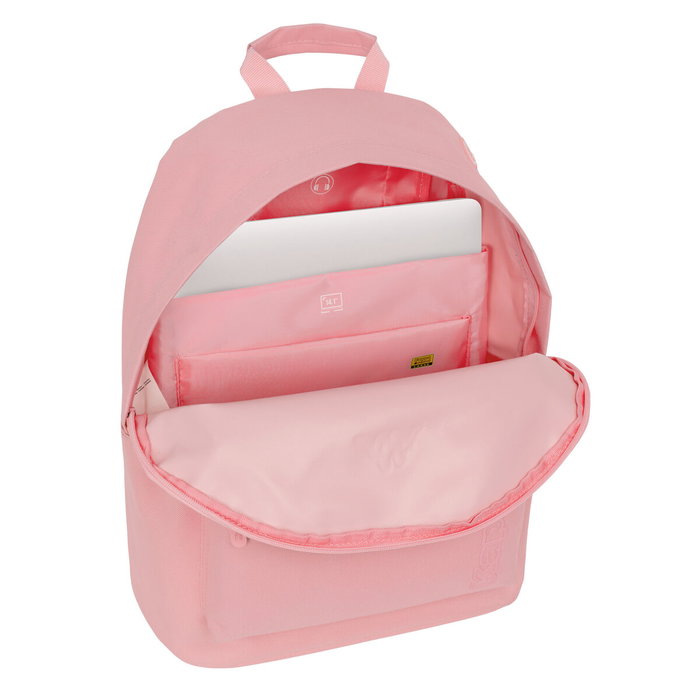Safta Mochila Para Portátil 14,1'' Kappa Basics Rosa