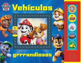 PI KIDS, Patrulla Canina - Vehículos Grrrandiosos - Trace-a-Track Libro Interactivo de Sonidos - 2026