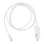 All Ride Cargador de Automóvil para iPhone 2,1a Blanco 1,2 m Compatible con iPad