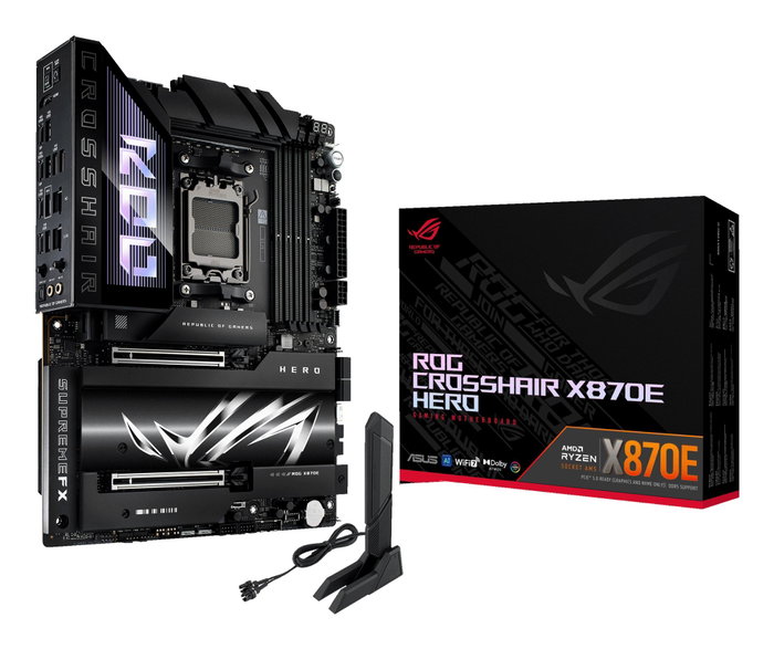 ASUS ROG CROSSHAIR X870E HERO ATX AMD X870E ASUS ROG CROSSHAIR X870E HERO ATX AMD X870E