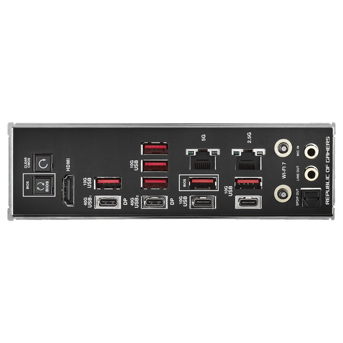 ASUS ROG Crosshair X870E Hero Placa Base ATX AMD AM5 DDR5 192GB Wi-Fi 7 Bluetooth 5.4 SATA M.2 USB4 Chipset X870E