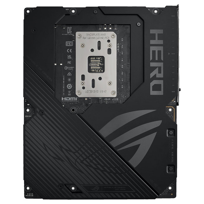 ASUS ROG Crosshair X870E Hero Placa Base ATX AMD AM5 DDR5 192GB Wi-Fi 7 Bluetooth 5.4 SATA M.2 USB4 Chipset X870E