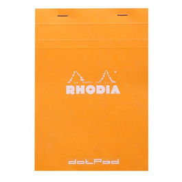 Bloc De Notas Clairefontaine Rhodia Tapa Blanda A5 80H 80G Cd.5 Naranja (Set de 10)