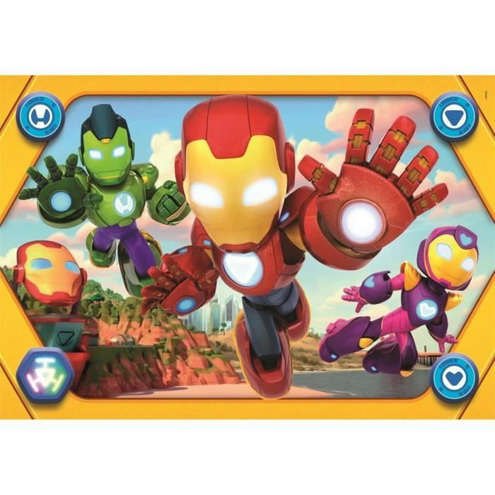 CLEMENTONI Puzzle Maxi Iron Man y Su Superequipo Marvel 104pzs