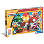 Clementoni Puzzle Maxi Iron Man y Su Superequipo Marvel 104 Piezas 62x42cm
