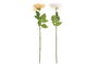 DKD Home Decor Flor Blanco Amarillo 14 x 62 x 14 cm (12 Unidades)