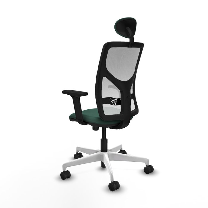 PIQUERAS Y CRESPO Silla de oficina Motilla Verde botella con mecanismo Sincro PIQUERAS Y CRESPO Silla de oficina Motilla Verde botella con mecanismo Sincro