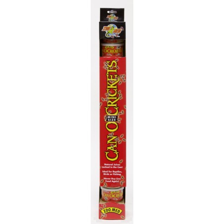 ZooMed Lata de Grillos 200 Mini X para Reptiles, Tortugas, Peces y Aves