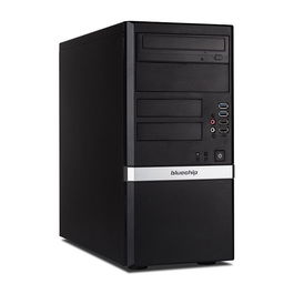 Bluechip PC INDUSTRYline T5024 con Intel Core i5-12400, 16GB RAM, 500GB SSD NVMe, Windows 11 Pro, Intel UHD Graphics 730, chipset Q670E, torre mini negra