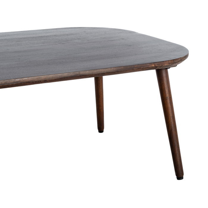 Mesita Marrón Oscuro Madera de Mango 115 X 70 X 43 cm