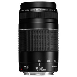 Canon EF 75-300mm f/4-5.6 III Teleobjetivo para Cámaras SLR, Negro