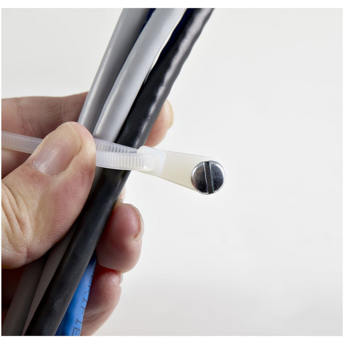 StarTech.com Bridas de sujeción de 4 pulgadas (10 cm) con orificio de montaje de 2 mm