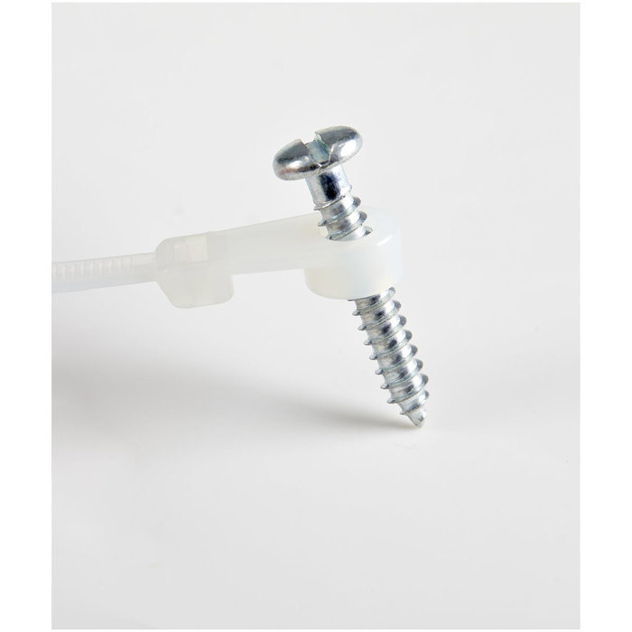 StarTech.com Bridas de sujeción de 4 pulgadas (10 cm) con orificio de montaje de 2 mm