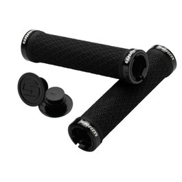 SRAM Pitstop Locking Puños Locking BTT Goma 130 mm Incluye Anillo y Tapones