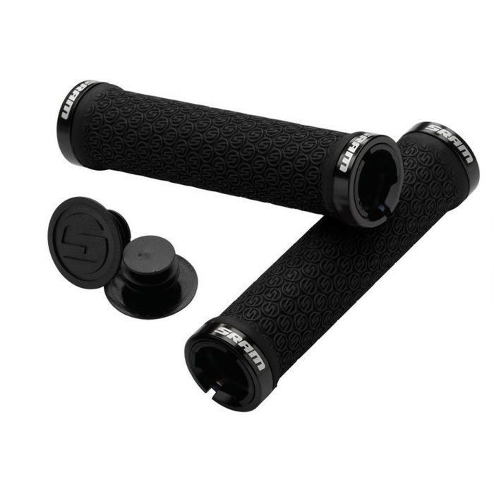 SRAM Pitstop Locking Puños Locking BTT Goma 130 mm Incluye Anillo y Tapones SRAM Pitstop Locking Puños Locking BTT Goma 130 mm Incluye Anillo y Tapones