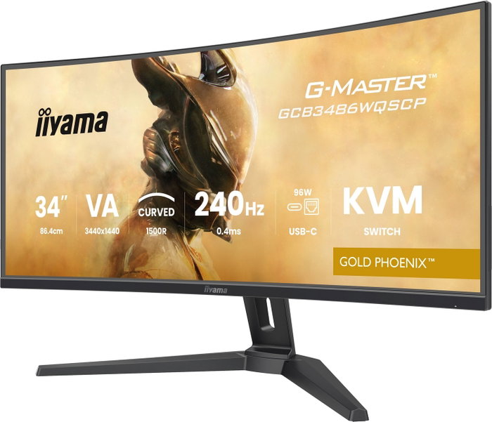 iiyama G-Master GCB3486WQSCP-B1 Monitor Gaming Curvo 34 pulgadas 240 Hz UltraWide Quad HD