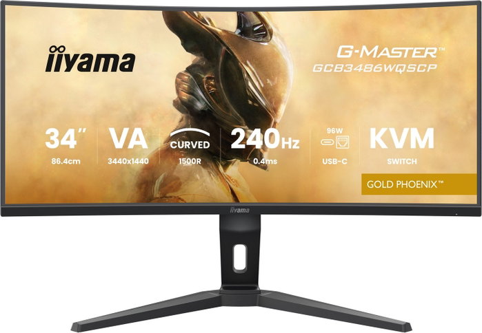 iiyama G-Master GCB3486WQSCP-B1 Monitor Gaming Curvo 34 pulgadas 240 Hz UltraWide Quad HD