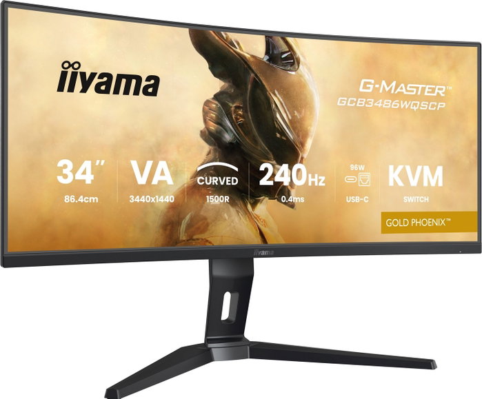 iiyama G-Master GCB3486WQSCP-B1 Monitor Gaming Curvo 34 pulgadas 240 Hz UltraWide Quad HD