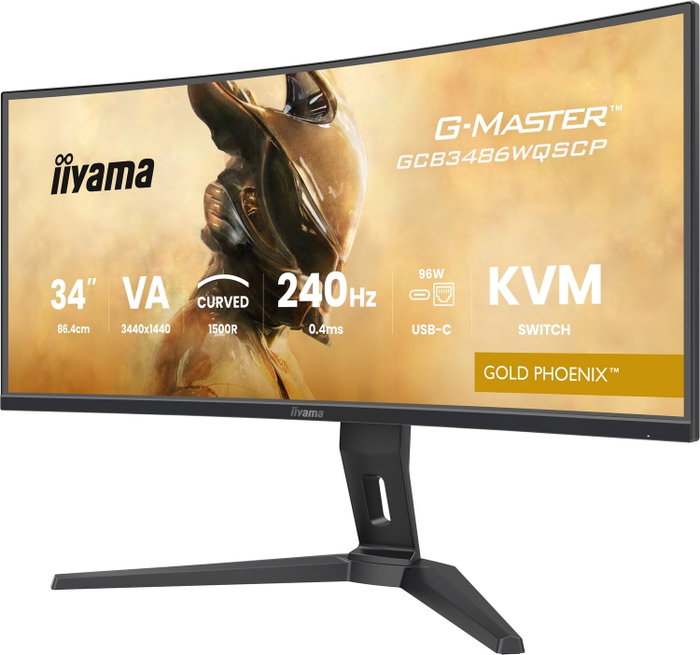 iiyama G-Master GCB3486WQSCP-B1 Monitor Gaming Curvo 34 pulgadas 240 Hz UltraWide Quad HD