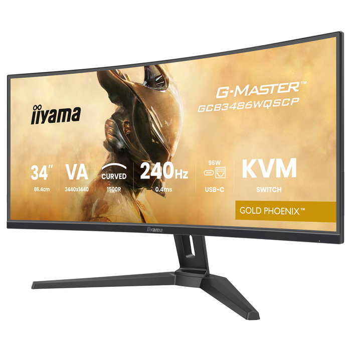 iiyama G-MASTER GCB3486WQSCP-B1 Monitor Curvo 34 Pulgadas UltraWide Quad HD 240 Hz Black