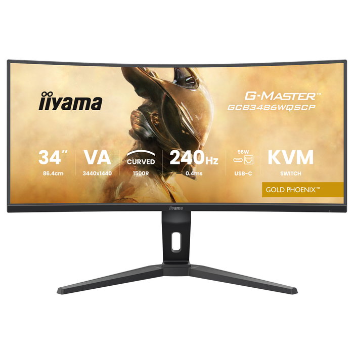 iiyama G-MASTER GCB3486WQSCP-B1 Monitor Curvo 34 Pulgadas UltraWide Quad HD 240 Hz Black