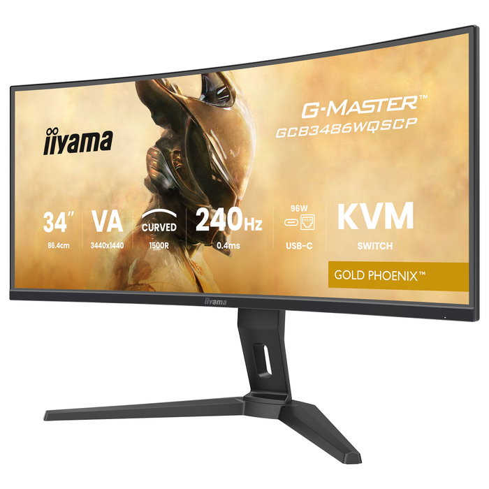 iiyama G-MASTER GCB3486WQSCP-B1 Monitor Curvo 34 Pulgadas UltraWide Quad HD 240 Hz Black