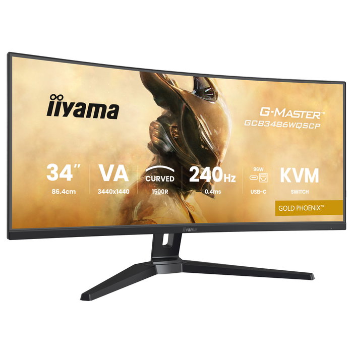 iiyama G-MASTER GCB3486WQSCP-B1 Monitor Curvo 34 Pulgadas UltraWide Quad HD 240 Hz Black