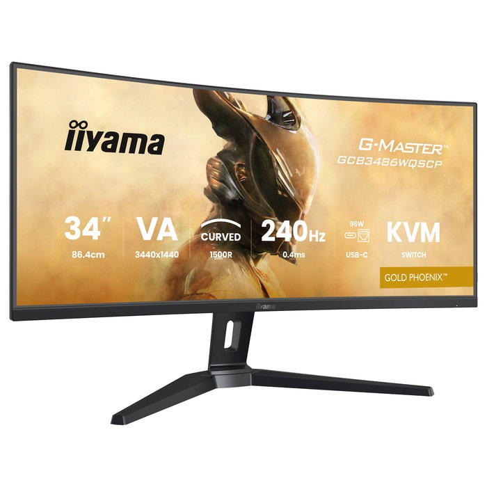 iiyama G-MASTER GCB3486WQSCP-B1 Monitor Curvo 34 Pulgadas UltraWide Quad HD 240 Hz Black