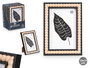 Giftdecor Portafotos Negro Bolas 10x15 cm (Set de 24)