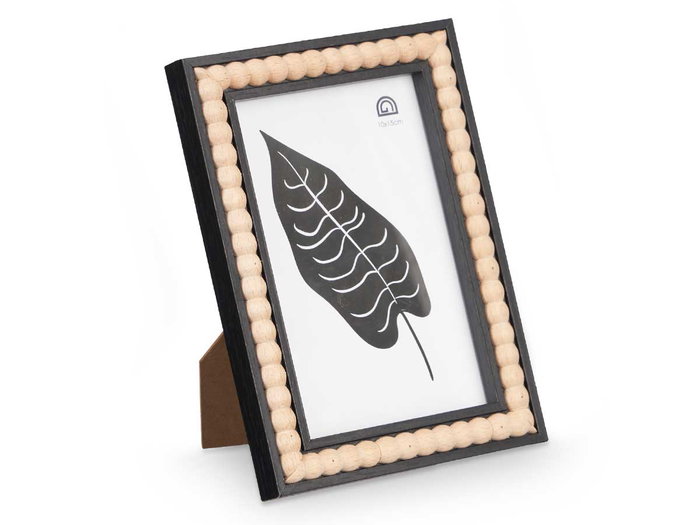 Giftdecor Portafotos Negro Bolas 10x15 cm (Set de 24)