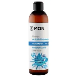 MON Champú Reparador con Ácido Hialurónico 300 ml - Para Cabello Seco o Castigado - Vegano y Sin Sulfatos