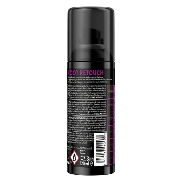 Syoss Root Retouch Spray Retoca Raíces #Negro para Ocultar Canas 120 ml