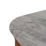 Isla Natural Mármol/Madera Cocina 155 X 70 X 88 cm