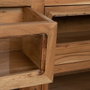 Isla Natural Mármol/Madera Cocina 155 X 70 X 88 cm