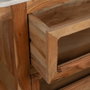 Isla Natural Mármol/Madera Cocina 155 X 70 X 88 cm