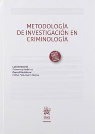 TIRANT LO BLANCH, METODOLOGÍA DE INVESTIGACIÓN EN CRIMONOLOGÍA - VV.AA.