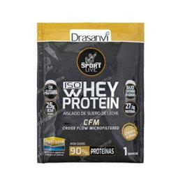 Drasanvi Whey Protein Aislado Cookies and Cream Sport - Complemento Alimenticio Proteínas 27.2g - Polvo 30 g Por Servicio