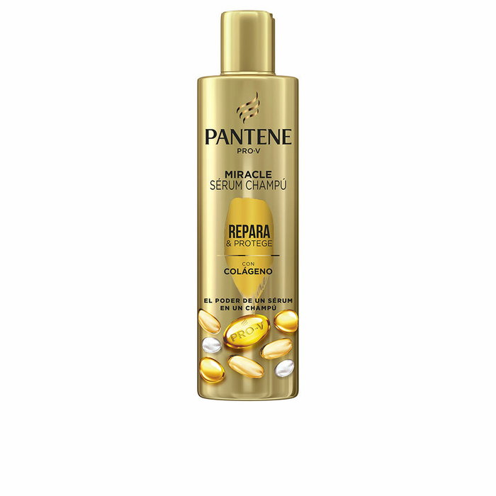 Pantene Miracle Repara & Protege Champú Serum 225 ml para Cabello Débil y Dañado con Pro-V, Lípidos, Antioxidantes y Colágeno Pantene Miracle Repara & Protege Champú Serum 225 ml para Cabello Débil y Dañado con Pro-V, Lípidos, Antioxidantes y Colágeno