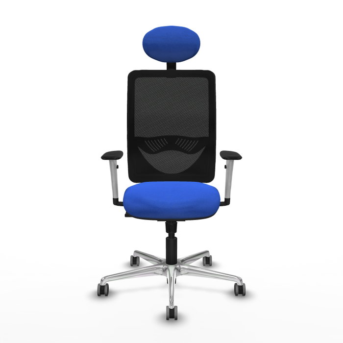 PIQUERAS Y CRESPO Silla de oficina Zulema Azul con mecanismo Sincro PIQUERAS Y CRESPO Silla de oficina Zulema Azul con mecanismo Sincro
