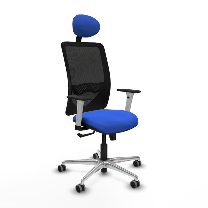 PIQUERAS Y CRESPO Silla de oficina Zulema Azul con mecanismo Sincro PIQUERAS Y CRESPO Silla de oficina Zulema Azul con mecanismo Sincro