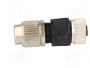 HARTING Conector M12 HARAX hembra de 4 pines recto