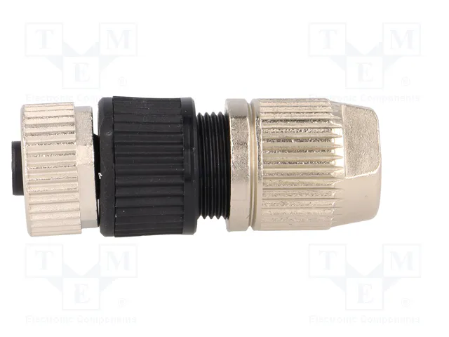 HARTING Conector M12 HARAX hembra de 4 pines recto