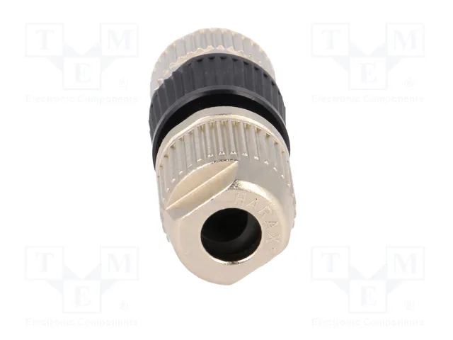 HARTING Conector M12 HARAX hembra de 4 pines recto